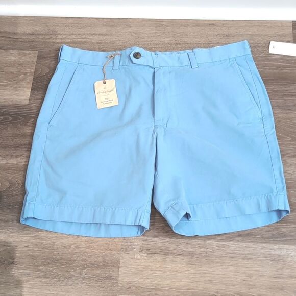 BROOKS Brothers 7" Inseam Light Blue Bermuda Short Size 35 NWT - Picture 1 of 9